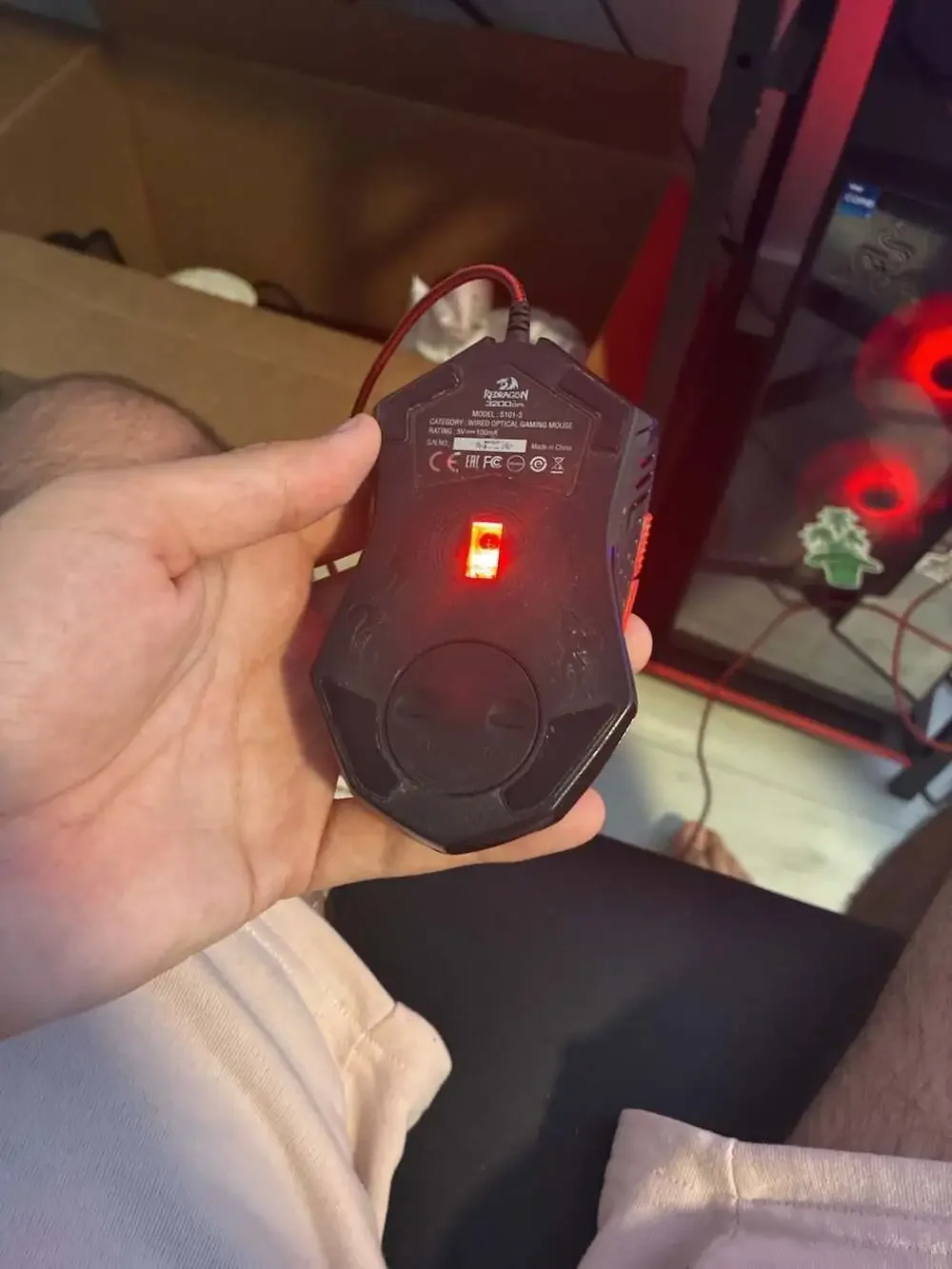 Redragon Centrophorus S101-3 3200 DPI Wired Optical Gaming Mouse